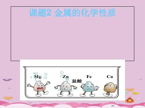 人教版初中化学九下8.2 金属的化学性质 课件 _6优质课件PPT