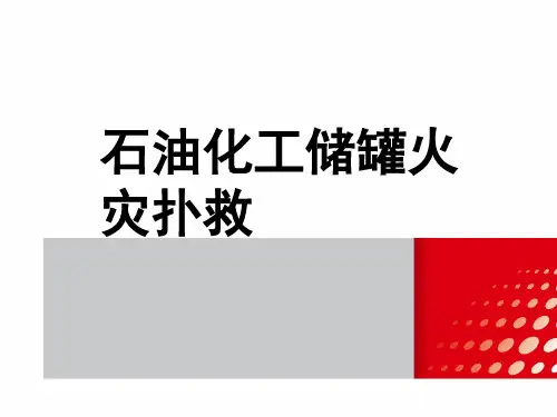 消防救援-石油化工储罐火灾扑救