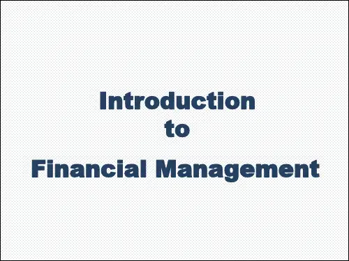 公司金融学教学课件 (5)