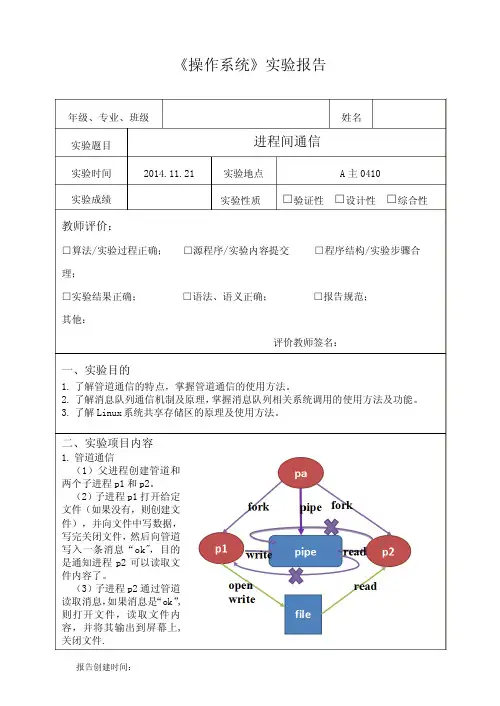 进程间通信