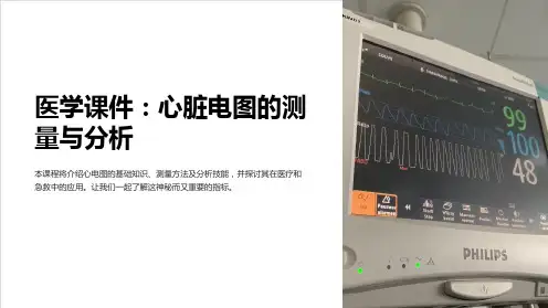 《医学课件：心脏电图的测量与分析》