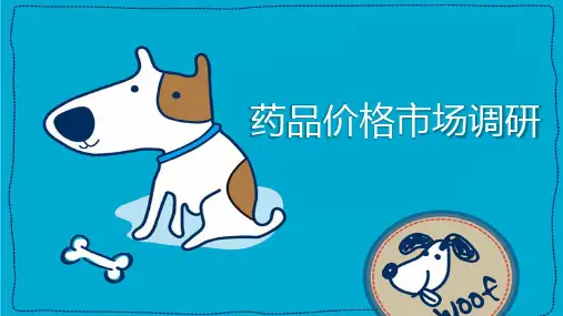 药品价格市场调研
