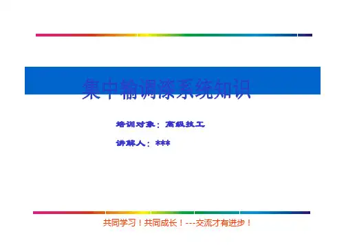 涂装车间输调漆系统知识(ppt43页)