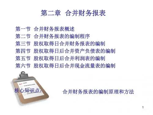 第二章 合并会计报表-PPT精选文档
