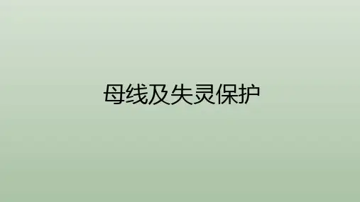 母线及失灵保护 教学PPT课件