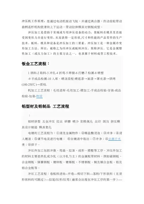 冲压机工作原理