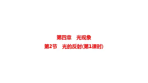 42光的反射(第1课时)课件人教版(2024)八年级物理上册