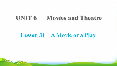 九年级英语上Unit6MoviesandTheaterLesson31AMovieor