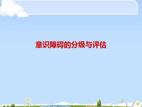 意识障碍的分级与评估