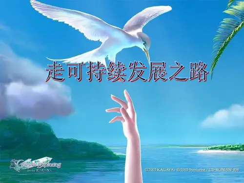 可持续发展 PPT