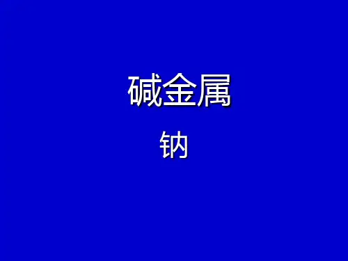 金属钠的化学性质ppt 人教课标版(1)