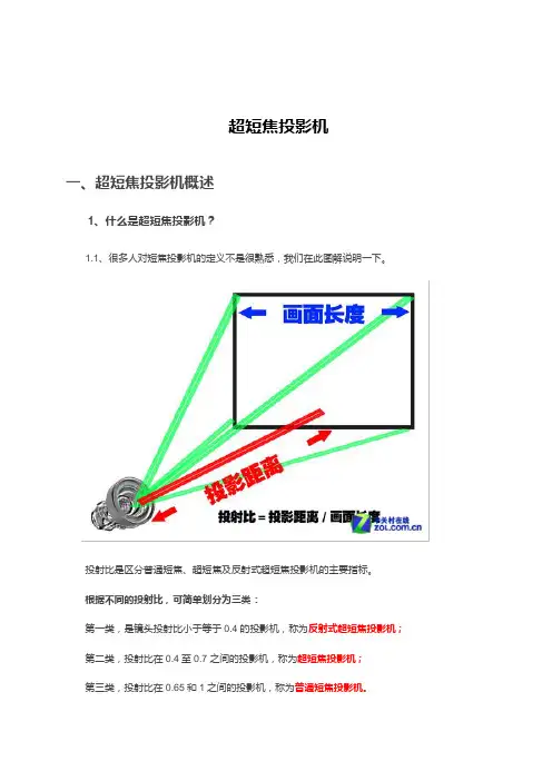 超短焦投影机报告