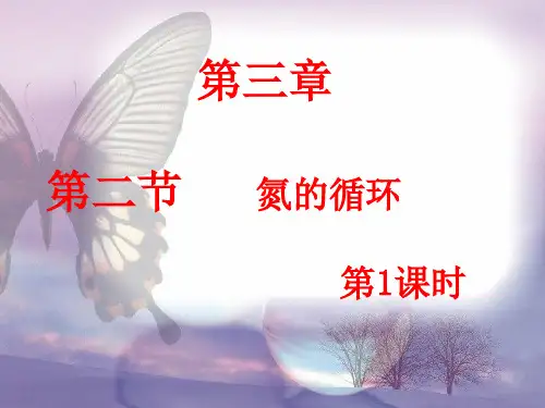 第2节氮的循环(第1课时)