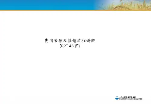 费用管理及报销流程讲解(PPT 43页)