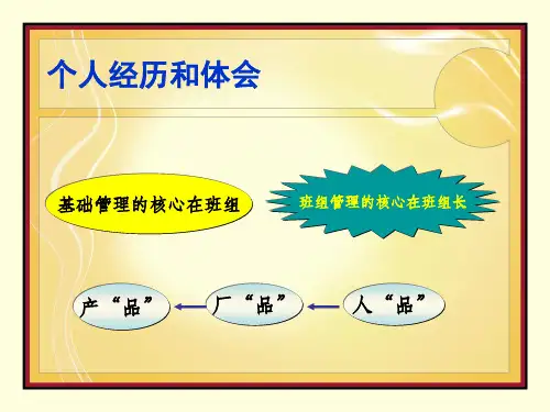 化工企业班组长培训课件PPT49页课件