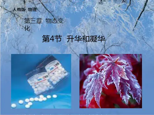 3.4升华和凝华教学课件