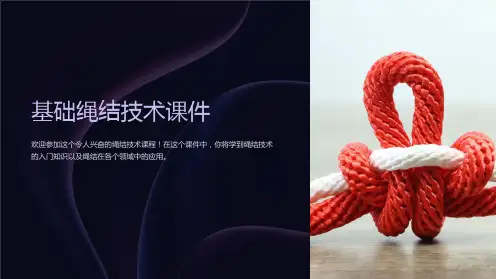 基础绳结技术课件