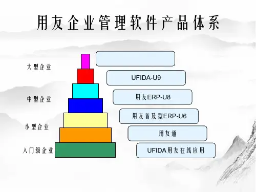 用友ERPU8简介及系统管理