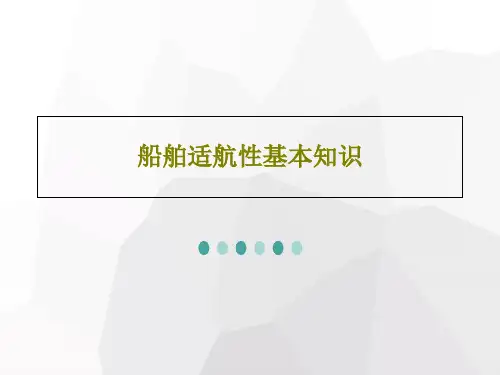 船舶适航性基本知识共20页