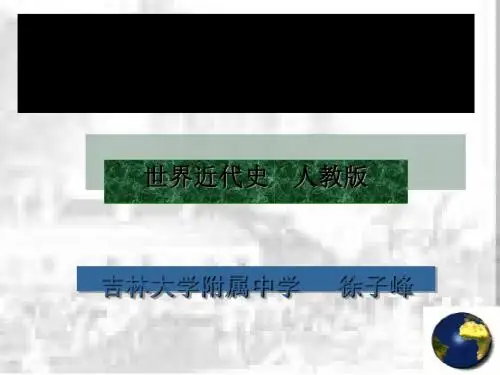 资产阶级革命与改革PPT课件 人教版