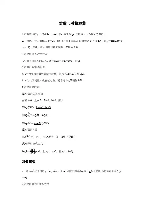 【函数小题突破】第1讲  对数函数、幂函数(教案)高考数学二轮重难点复习专题