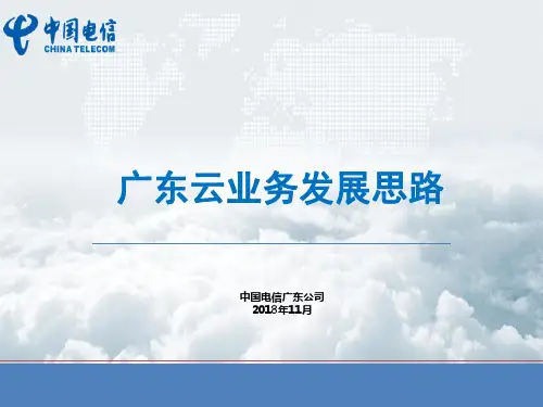 广东电信云业务发展思路