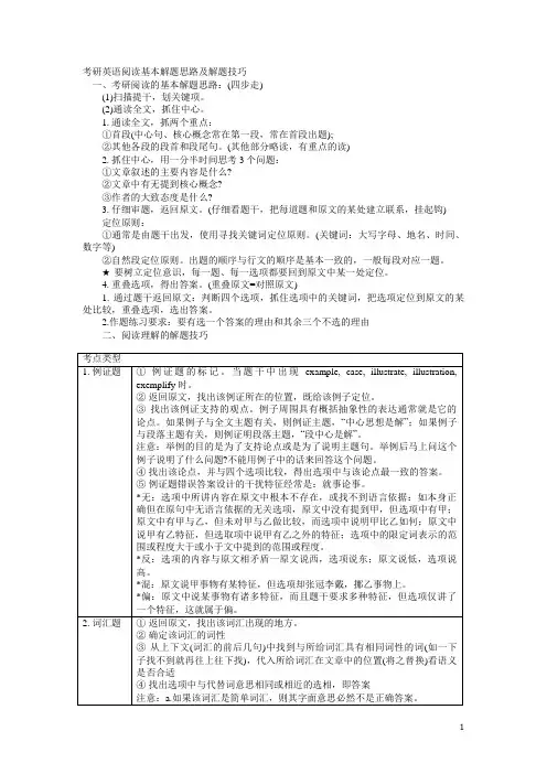 历年考研英语阅读2016解析