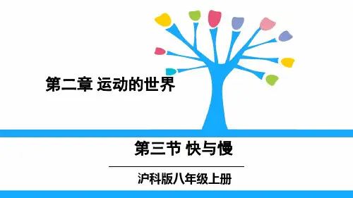 《快与慢》PPT课件 沪科版物理