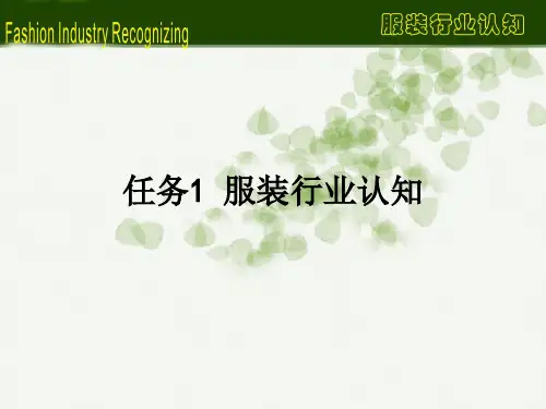 服装行业认知ppt课件