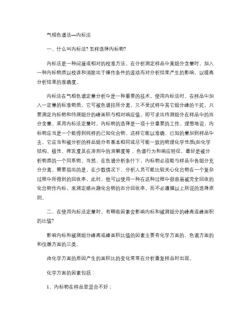 气相色谱法―内标法(精)