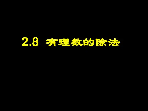 有理数除法 (1)