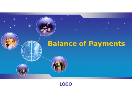 《国际金融课件》unit 3 balance of payment