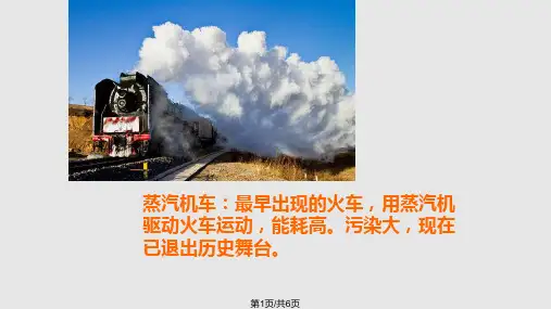 各种各样的火车PPT课件