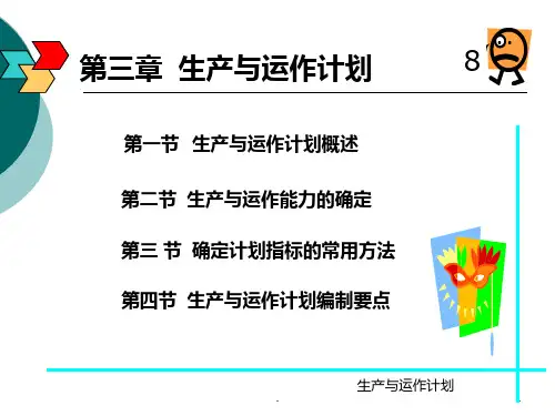 生产与运作计划PPT课件