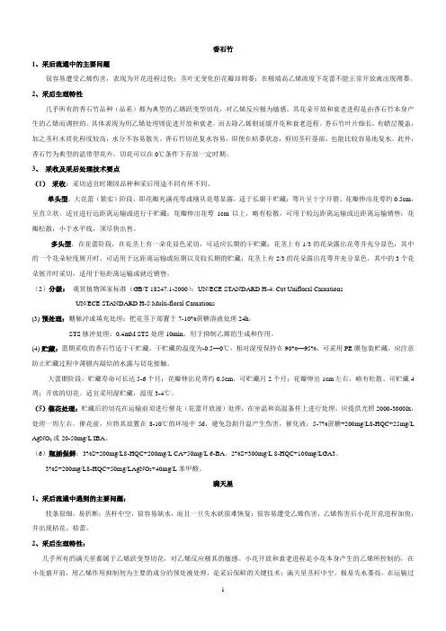 1采后处理复习资料1