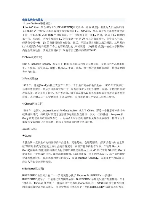 品牌知识
