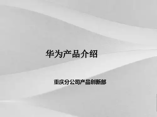 华为BRAS产品简要说明
