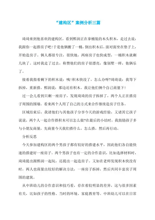 “建构区”案例分析三篇