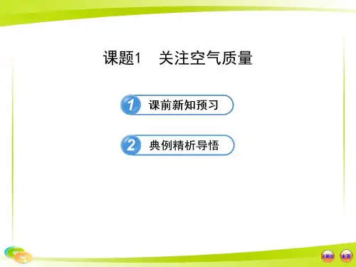 《关注空气质量》课件5