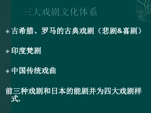 西方戏剧史