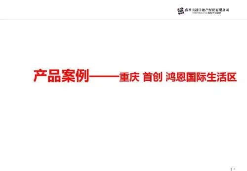 案例2重庆 首创 鸿恩国际生活区 产品案例 20111028