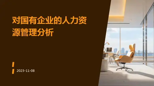对国有企业的人力资源管理分析