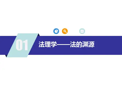 法理学——法的渊源