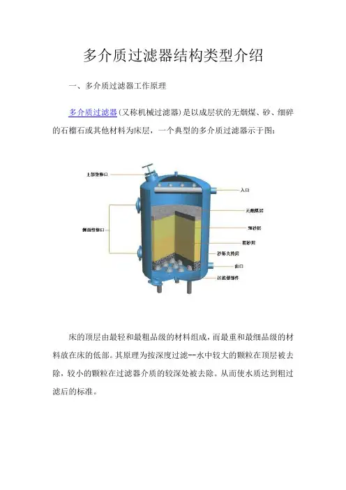 多介质过滤器结构类型介绍
