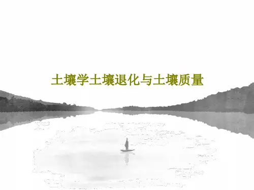 土壤学土壤退化与土壤质量PPT55页