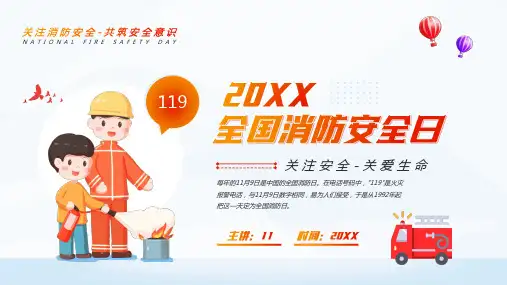 全国消防安全日PPT课件