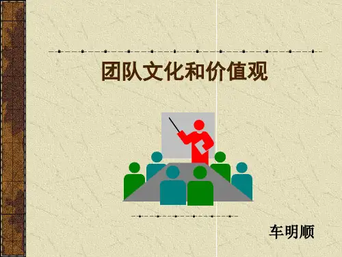 团队文化及价值观