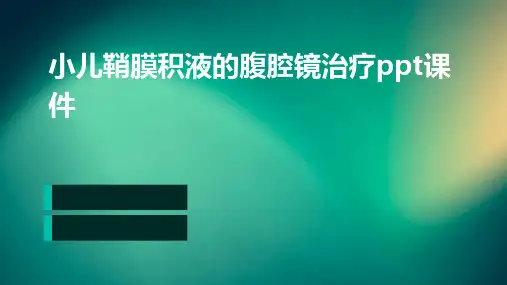 小儿鞘膜积液的腹腔镜治疗ppt课件