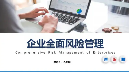 企业全面风险管理PPT模板
