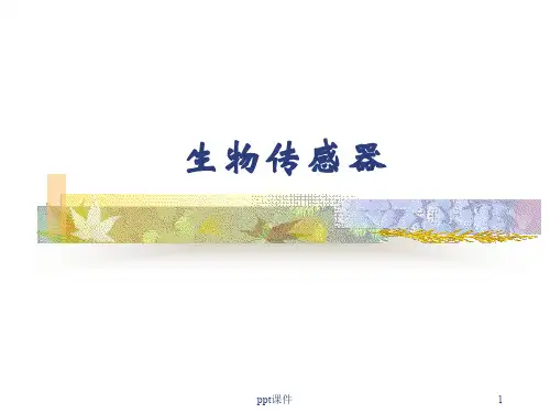 生物传感器  ppt课件